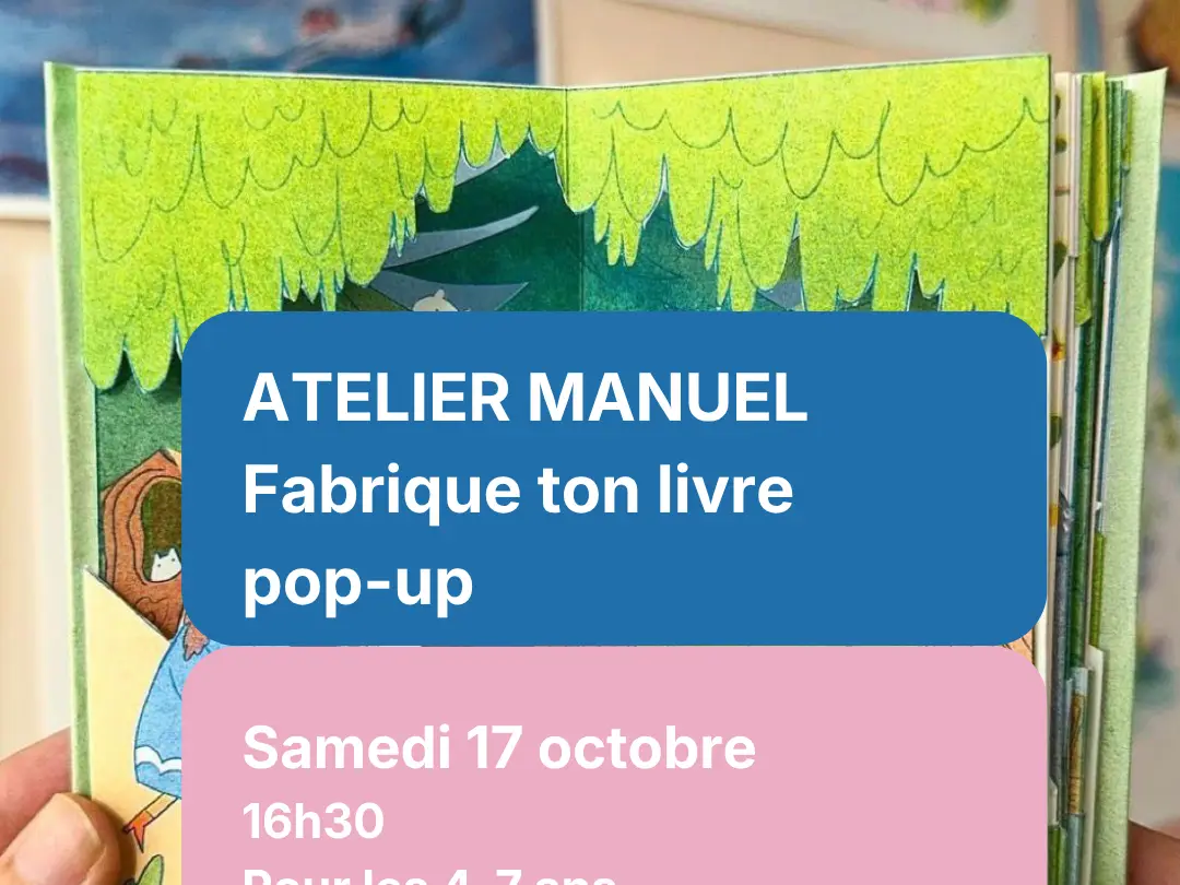 ATELIER MANUEL : CRÉÉ TON LIVRE POP UP
